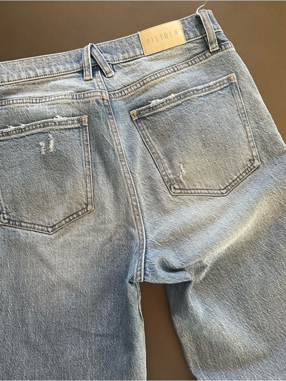 Pistola Ally high rise boot cut Light Wash Blue Jeans - Picture 2 of 6